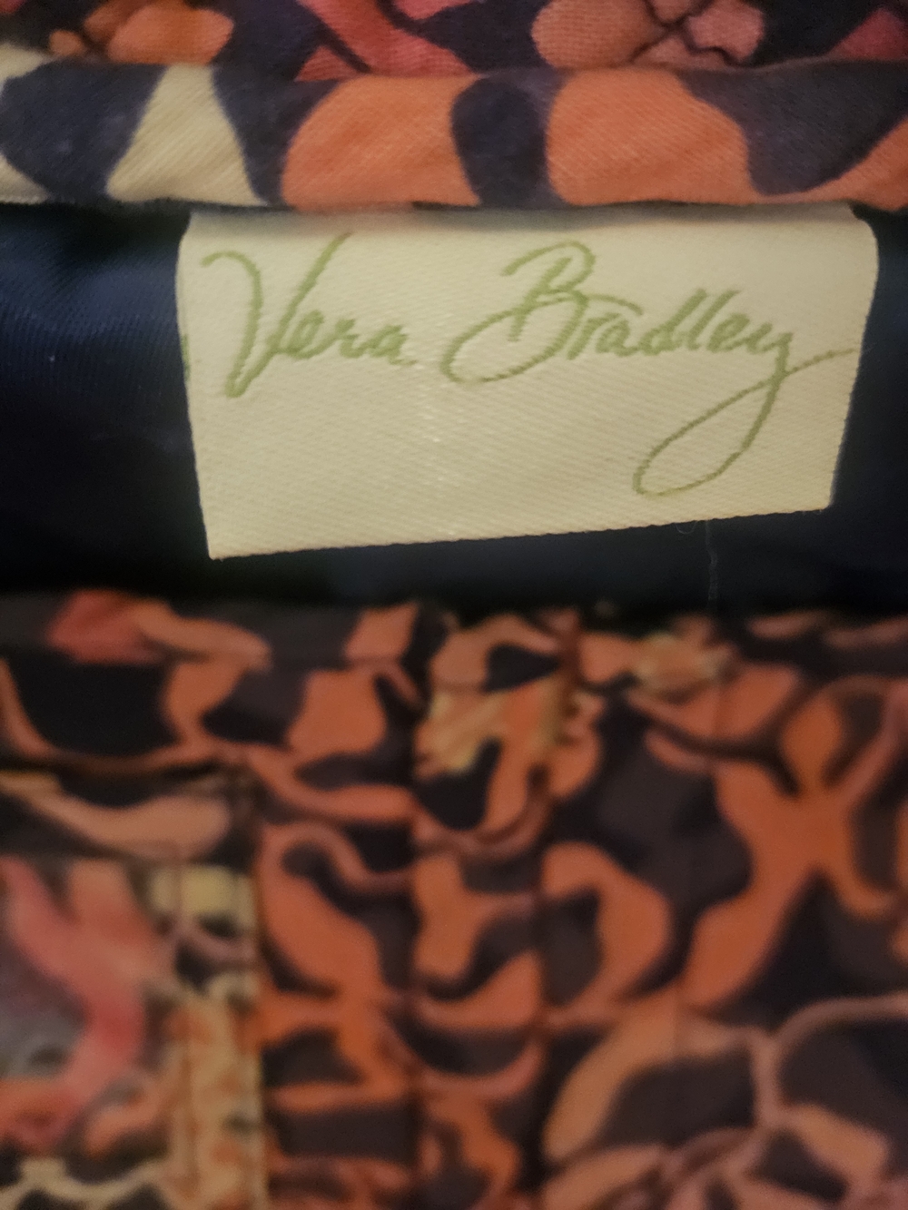Vera Bradley Pink Floral Quilted Backpack - Picture 3 of 9